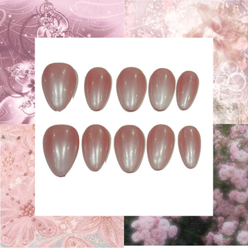 Rosie Girl Acrylic Almond press On Nail L394