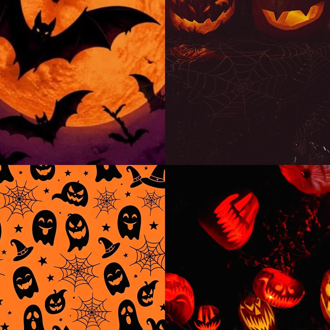 Halloween Acrylic Square Press On Nail L346 - MaYonail Store