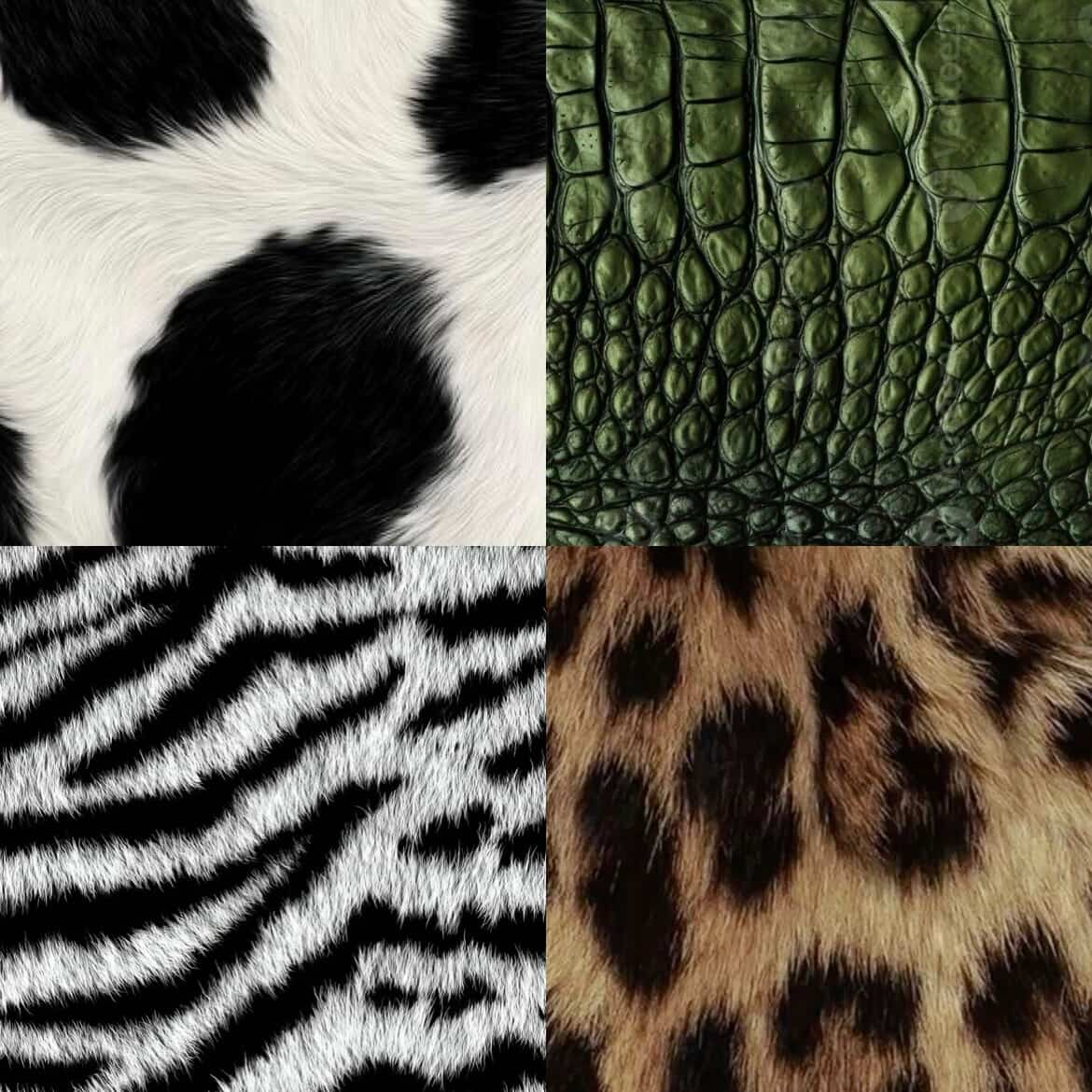 Animal Print Acylic Square Press On Nail - MaYonail Store