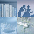 Blue Princess Acrylic Coffin press On Nail - MaYonail Store