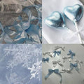 Snow Blue Acrylic Coffin Press On Nail - MaYonail Store