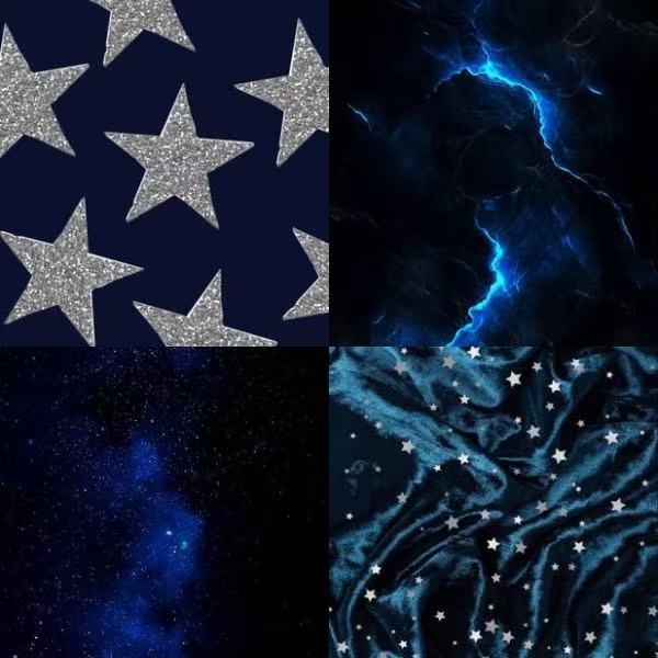 Snow Blue Acrylic Coffin Press On Nail - MaYonail Store