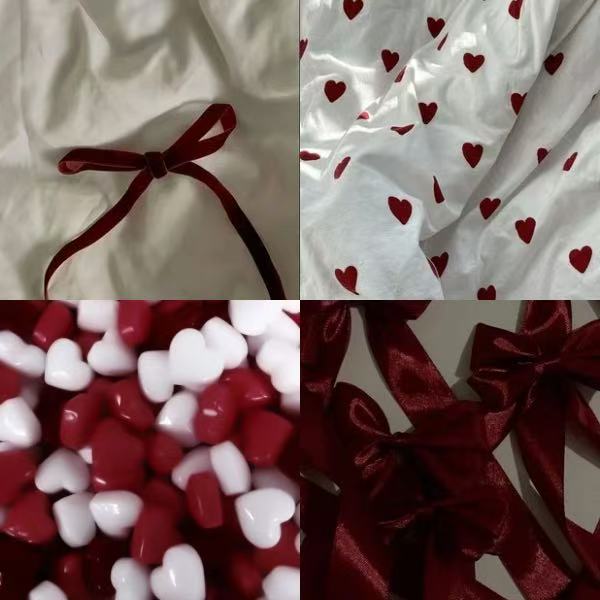 Bow Love Acrylic Almond Press On Nail