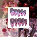 Cherry Pop Acylic Almond Press On Nail Y351 - MaYonail Store