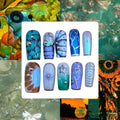 Coral Reef Acrylic Square Press On Nail - MaYonail Store