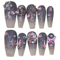 Glitter Glam Acrylic Coffin Press On Nail - MaYonail Store