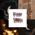 Golden Moon Acylic Square Press On Nail - MaYonail Store