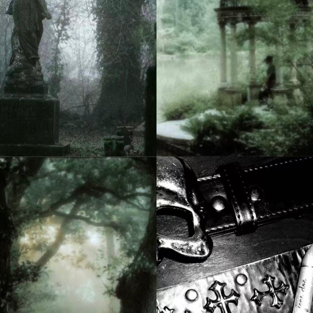 Cemetery Acrylic Coffin Press On Nails - MaYonail Store
