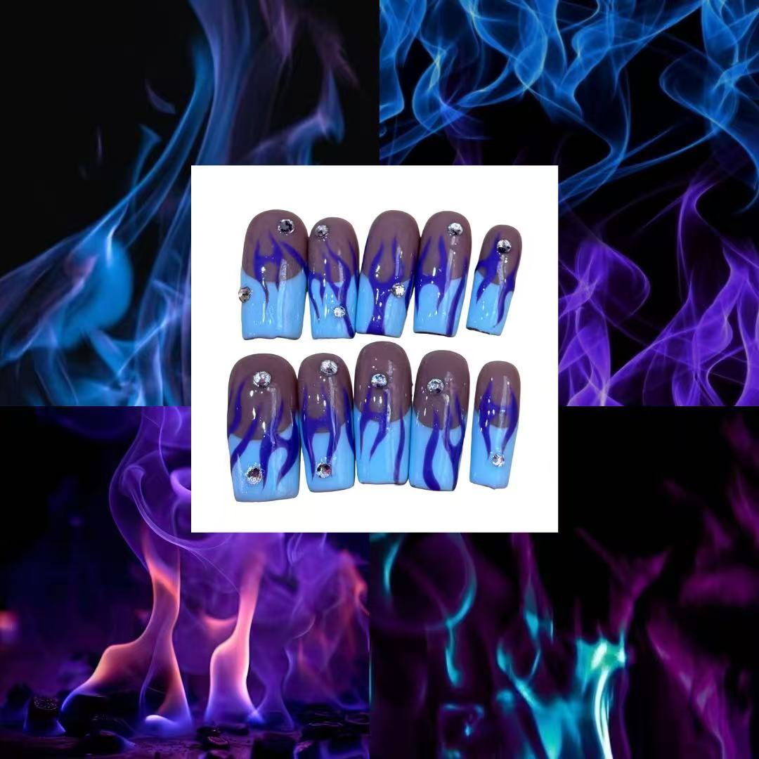 Hades Misstress Acrylic Square  Press On Nail - MaYonail Store