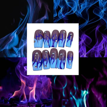 Hades Misstress Acrylic Square  Press On Nail - MaYonail Store
