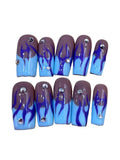Hades Misstress Acrylic Square  Press On Nail - MaYonail Store