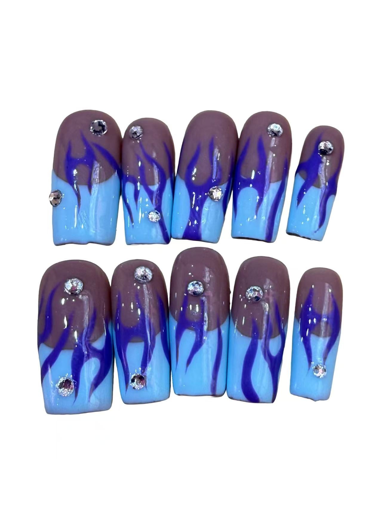 Hades Misstress Acrylic Square  Press On Nail - MaYonail Store