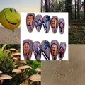 Happy Garden Acrylic Almond Press On Nail Y289 - MaYonail Store