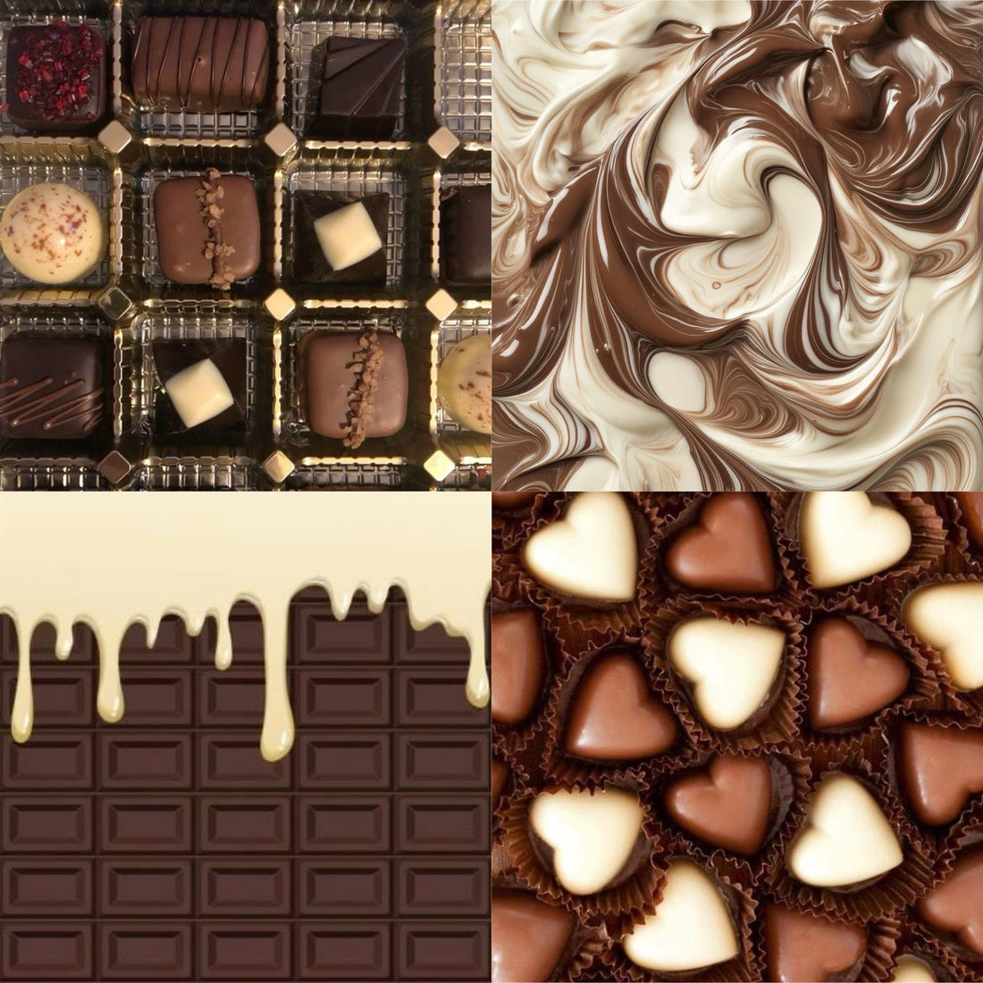 Chocolate Fudge Acrylic Square Press On Nail - MaYonail Store