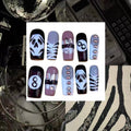 Midnight Hotline Acrylic Square Press On Nail Y239 - MaYonail Store