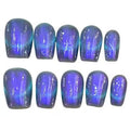 Northern Lights Acrylic Square Press On Nail - MaYonail Store