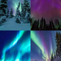 Northern Lights Acrylic Square Press On Nail - MaYonail Store
