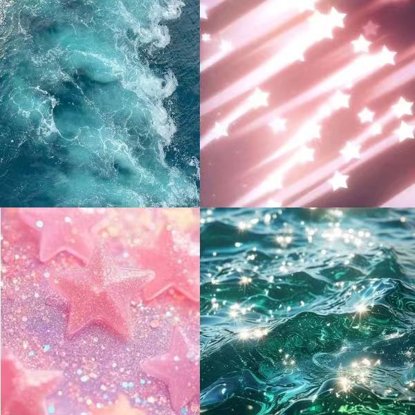 Pink Waves Acrylic Almond Press On Nail - MaYonail Store