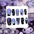Purple Kuromi Acrylic Coffin Press On Nail - MaYonail Store