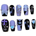 Purple Kuromi Acrylic Coffin Press On Nail - MaYonail Store
