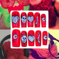 Quirky Monster Acrylic Coffin Press On Nail - MaYonail Store