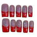 Firework Night Acrylic Square Press On Nail - MaYonail Store