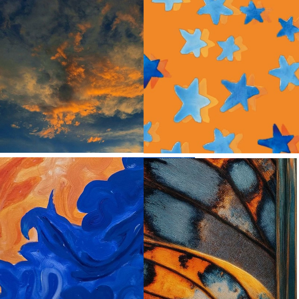 Autumn Sunrise Acrylic Square Press On Nail L245