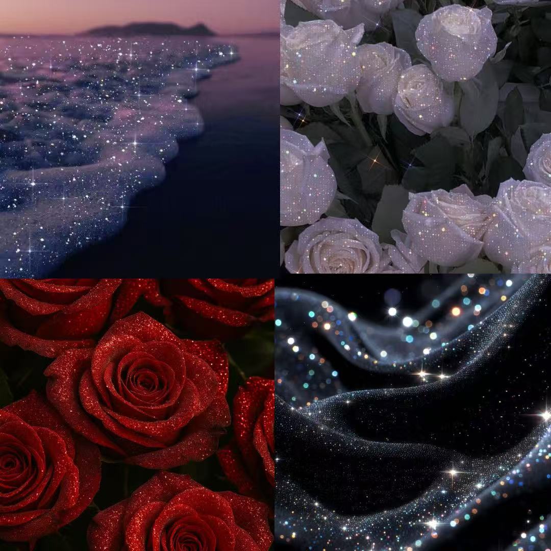 Rose Belle Acylic Almond Press On Nail