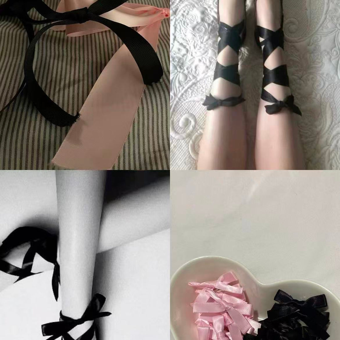 Pink Noir Acrylic Coffin Press On Nail