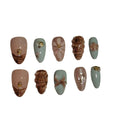 shell kissed Acrylic almond Press On Nail - MaYonail Store