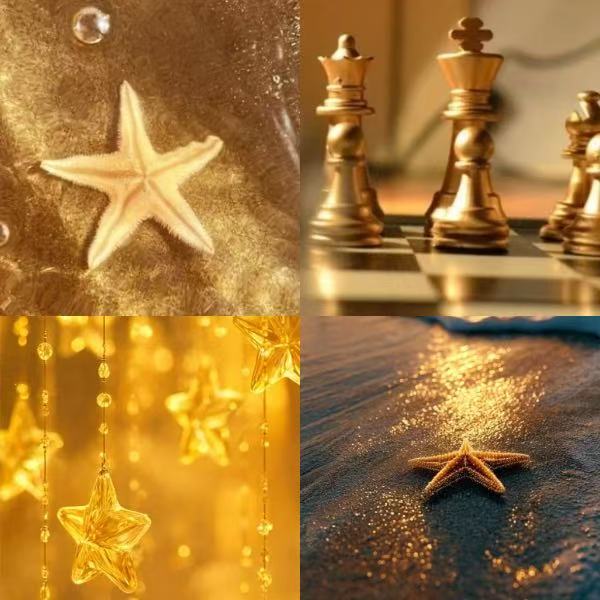 Shores Gold Acrylic Almond Press On Nail - MaYonail Store