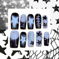Star Shimmer Acrylic Square Press On Nail - MaYonail Store