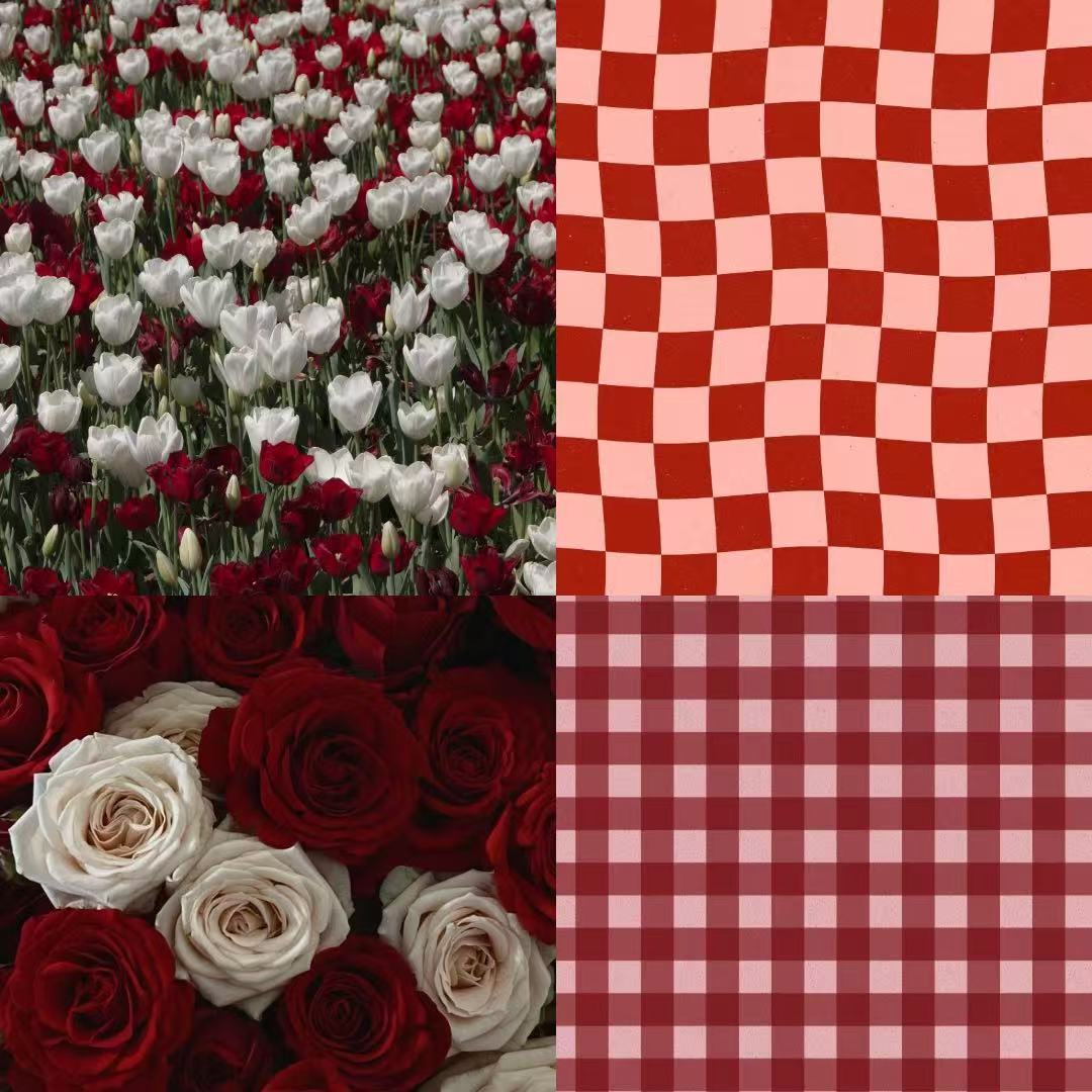 Sweetheart Bloom Acrylic Square  Press On Nail