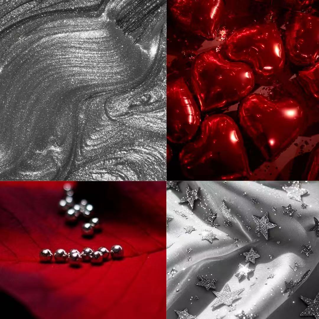 Sweetheart star Acrylic Almond Press On Nail