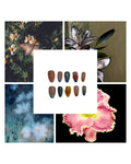 Wild Flower Acrylic almond Press On Nail - MaYonail Store